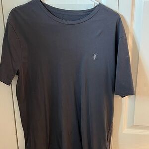 Men's All Saints Navy T-Shirt
